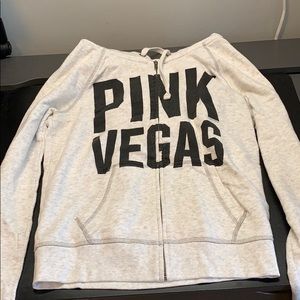 Pink hoodie (CHECK OUT THE BACK! Cherries!)